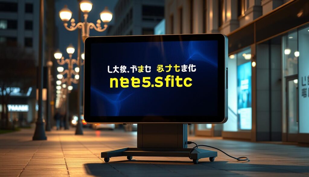 Tecnologia de painel de mensagem variável