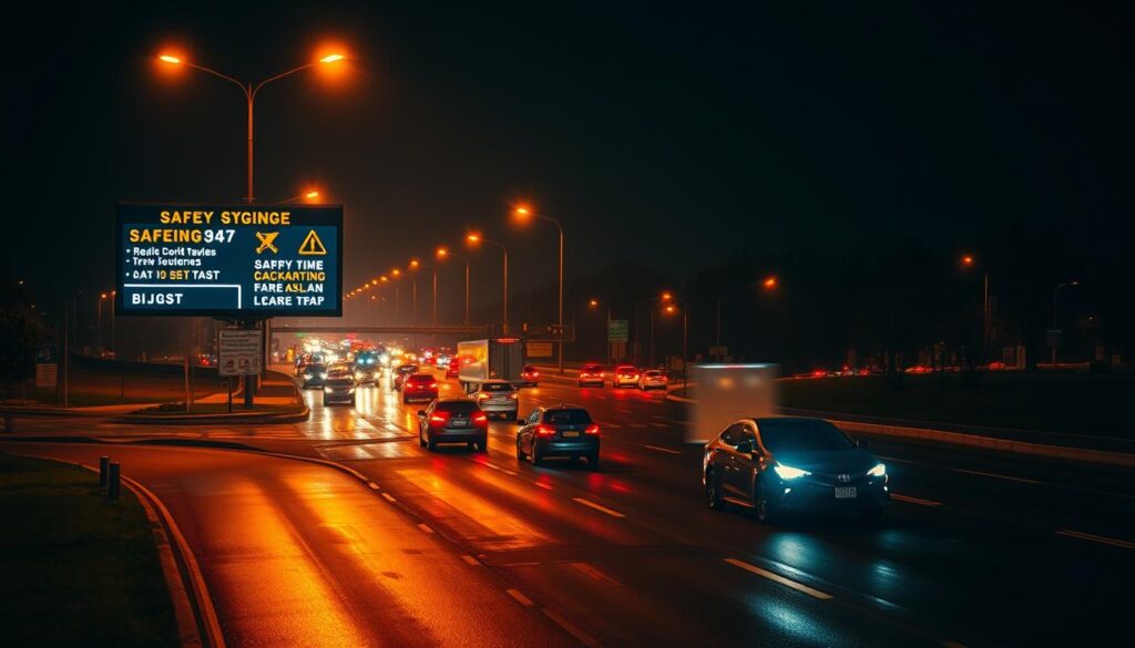 impacto dos painéis de mensagem variável na segurança viária