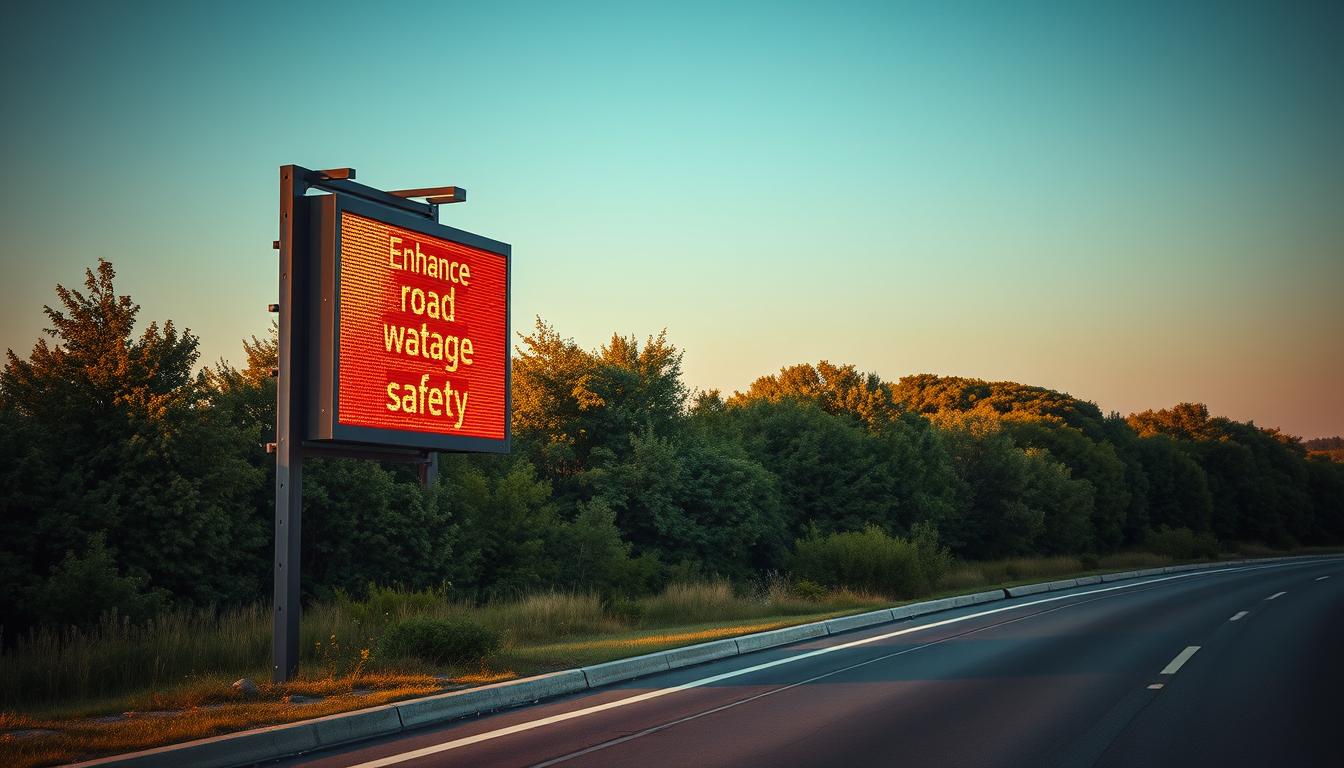 painel de mensagem variável