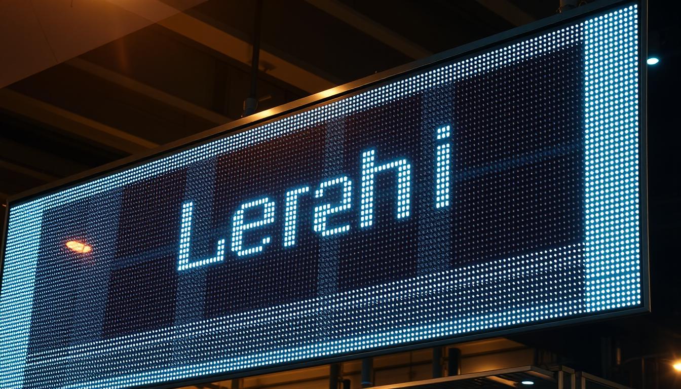 Painel de mensagem variável com tecnologia LED