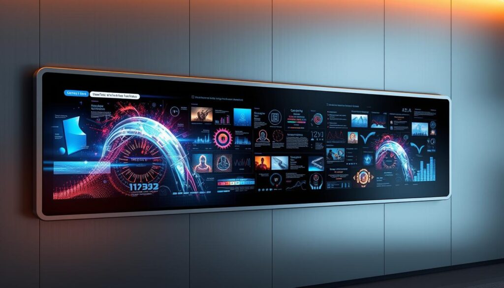 Tendências futuras painel mensagem variável