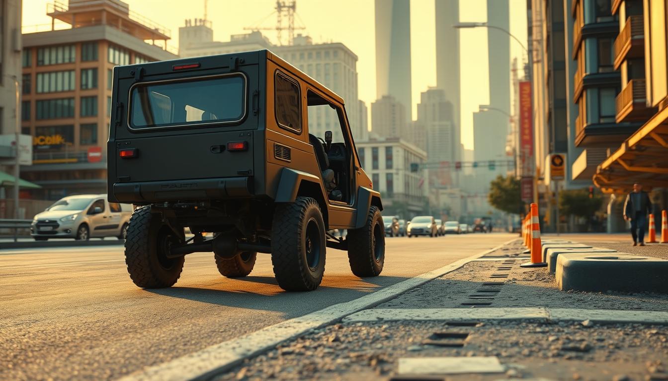 PMV móvel em operação